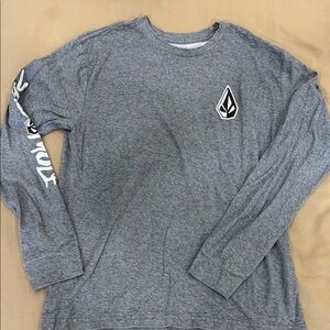 Volcom Heather Gray Long Sleeve Tee